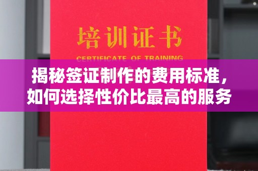 千山揭秘签证制作的费用标准，如何选择性价比最高的服务？